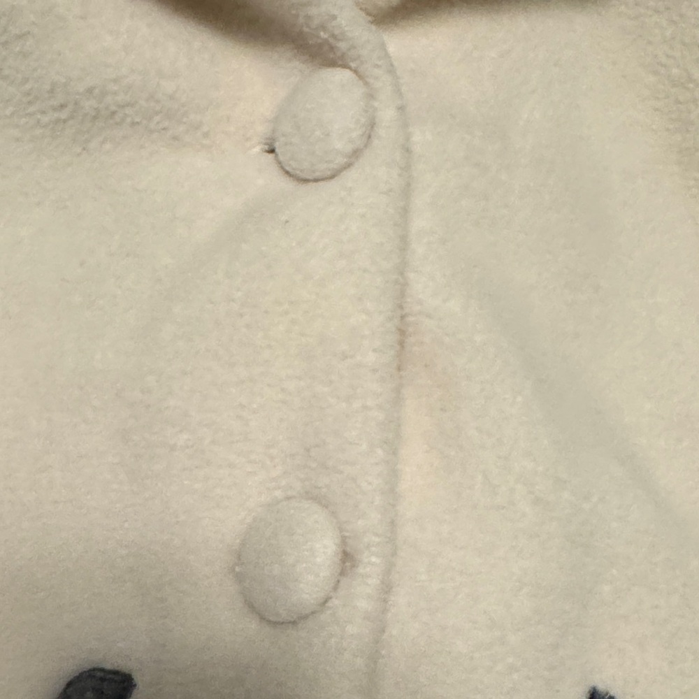 Carter's Cream Jacket with Gray Scottie Dog Accents - Picture 4 of 7